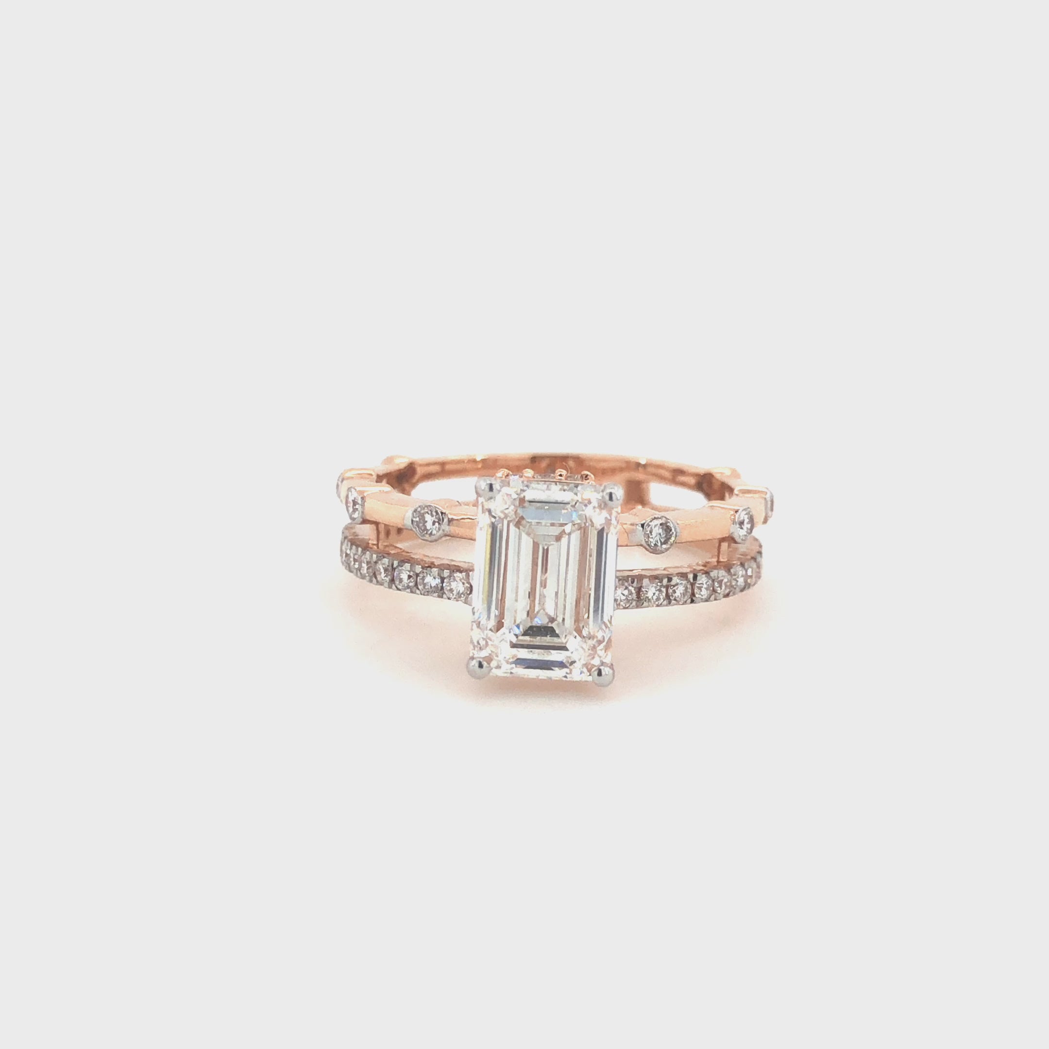 La DiaMantés |  Radiant Elegance Emerald-Cut Ring